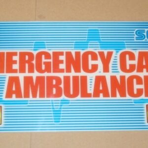 Sega Emergency Call Ambulance Marquee sign.