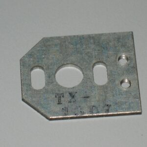 An Adjustable Plate with two holes on it.