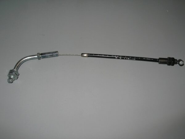 A metal rod with a Brake Wire for Hang On mini attached to it.