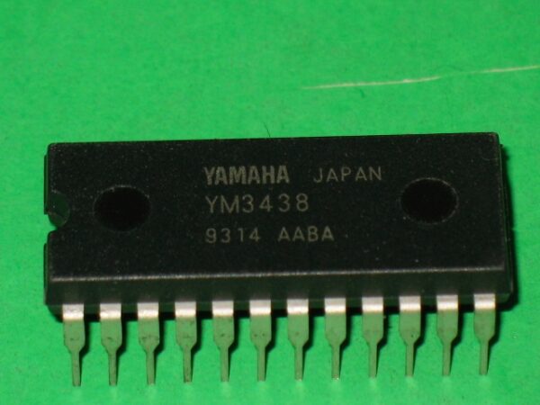 Yamaha 313-5126 microcontroller on a green background.