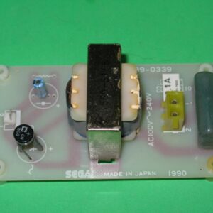 A 839-0339 Rectifier Board with a small electronic device on it.