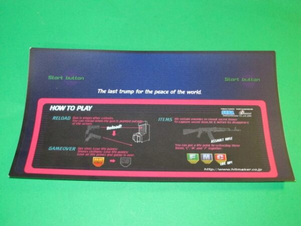 A SGA 4221-0841-01 with instructions on how to play the game.