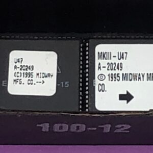 A box containing two U-47 Chips and Mortal Kombat II in a purple box.
