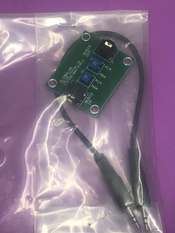 A small Volume Control Board in a plastic bag.