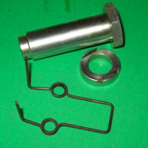 A set of 125-5050, Spring, Brake parts on a green surface.