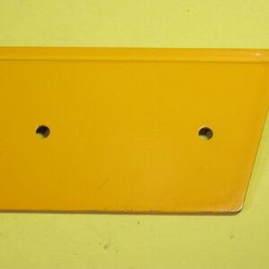 A yellow plastic Cover, Entry on a yellow background.