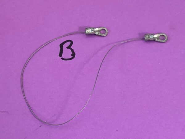 A Wire B with the letter b attached to it.