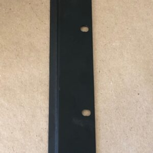 A black plastic Bracket with holes on it.