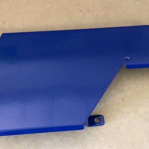A blue Control Cover Lid RIGHT on a table.