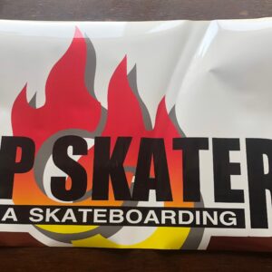 Decal, Cabinet Side, LEFT, Top Skater skateboarding.