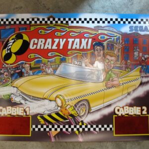 Crazy Taxi Redemption main trans-lite pinball machine.