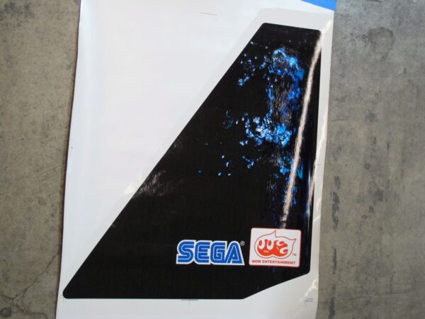 A decal with the word sega on it.