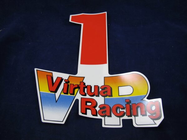 Virtua Racing Marquee Decal for upright cabinets.