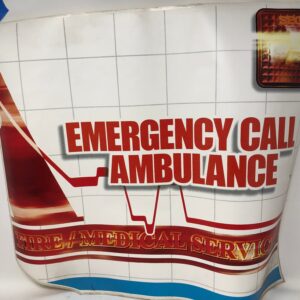 Emergency call Side Decal, Left, Emergency Call Ambulance poster.
