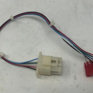 A red and white Video Interconnect wiring harness for a car.