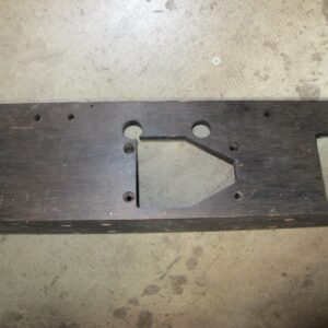 A Wood Base for the Upright Control Panel.