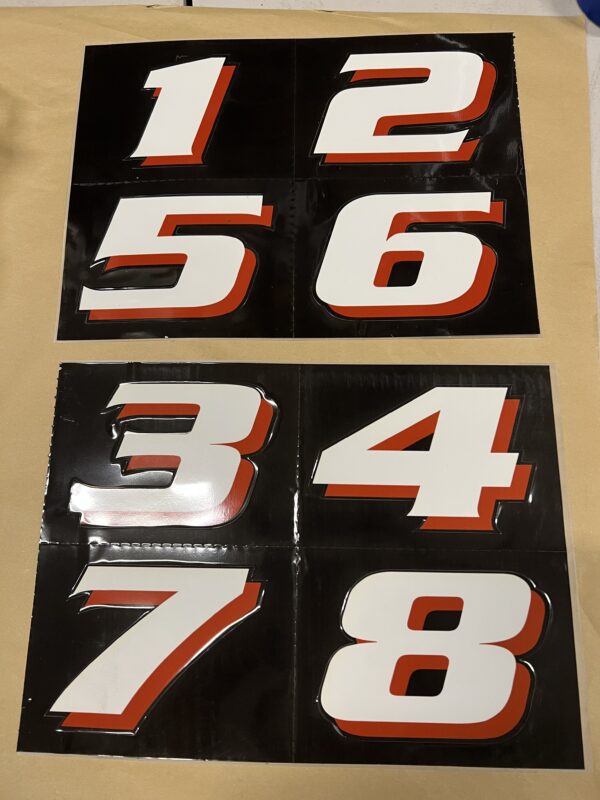 #1-#8 decal set, Manx TT